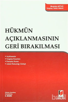 Picture of Hükmün Açıklanmasının Geri Bırakılması