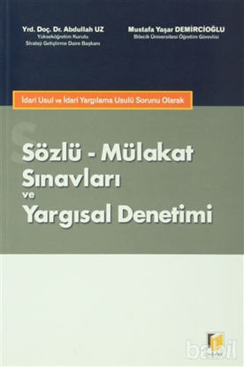 Picture of Sözlü - Mülakat Sınavları ve Yargısal Denetimi