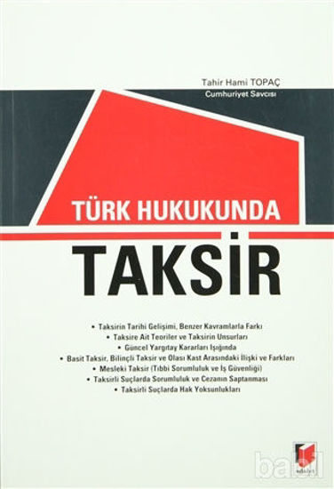 Picture of Türk Hukukunda Taksir