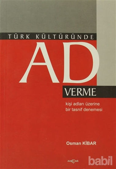 Picture of Türk Kültüründe Ad Verme
