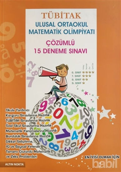 Picture of Tübitak Ulusal İlköğretim Matematik Olimpiyatı Çözümlü 15 Deneme Sınavı