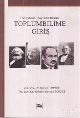 Picture of Toplumbilime Giriş