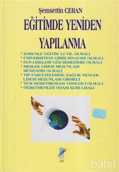 Picture of Eğitimde Yeniden Yapılanma