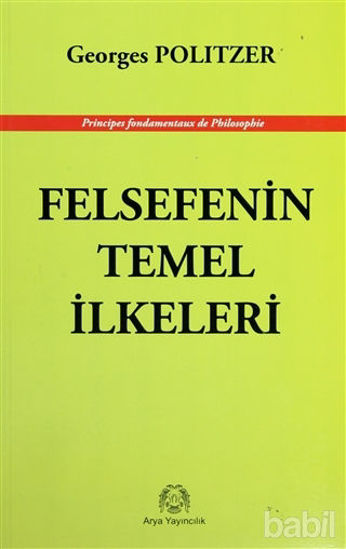 Picture of Felsefenin Temel İlkeleri