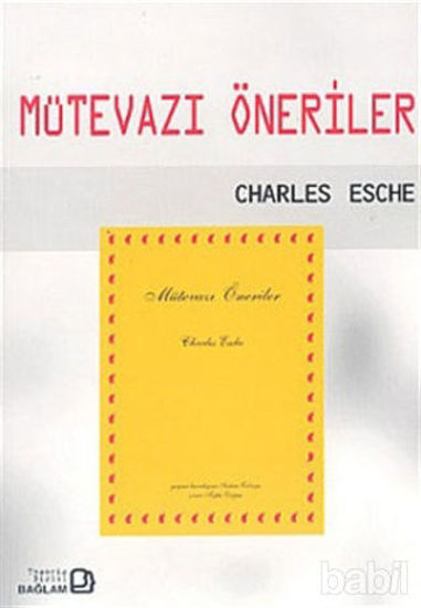 Picture of Mütevazı Öneriler  Modest Proposals