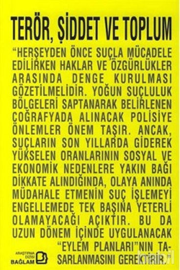 Picture of Terör, Şiddet ve Toplum