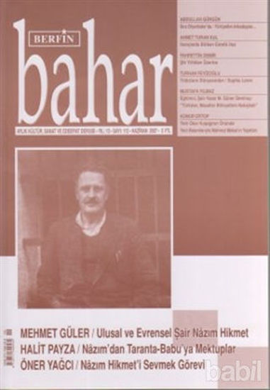 Picture of Berfin Bahar Aylık Kültür, Sanat ve Edebiyat Dergisi Sayı : 112