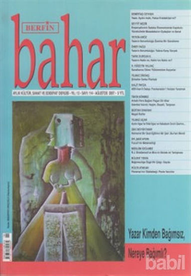 Picture of Berfin Bahar Aylık Kültür, Sanat ve Edebiyat Dergisi Sayı : 114