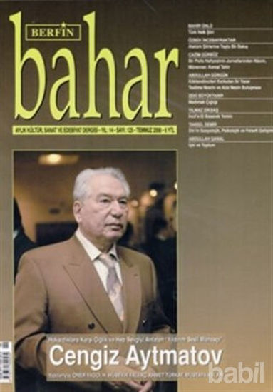 Picture of Berfin Bahar Aylık Kültür, Sanat ve Edebiyat Dergisi Sayı : 125