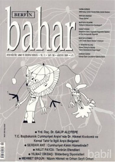 Picture of Berfin Bahar Aylık Kültür, Sanat ve Edebiyat Dergisi Sayı : 138