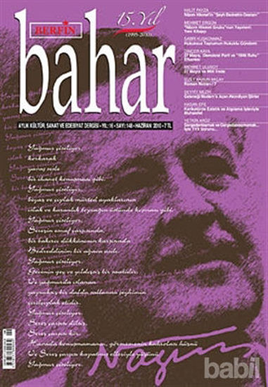 Picture of Berfin Bahar Aylık Kültür, Sanat ve Edebiyat Dergisi Sayı : 148