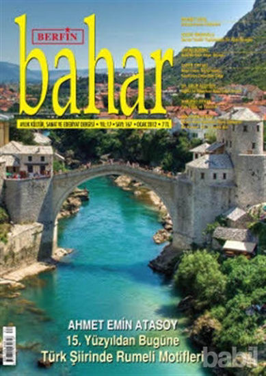 Picture of Berfin Bahar Aylık Kültür, Sanat ve Edebiyat Dergisi Sayı : 167