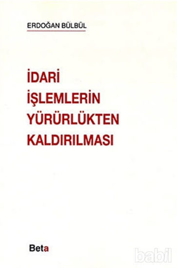 Picture of İdari İşlemlerin Yürürlükten Kaldırılması