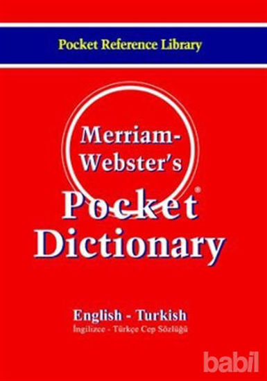 Picture of Merriam Webster’s Pocket Dictionary English - Turkish  / Cep Sözlüğü