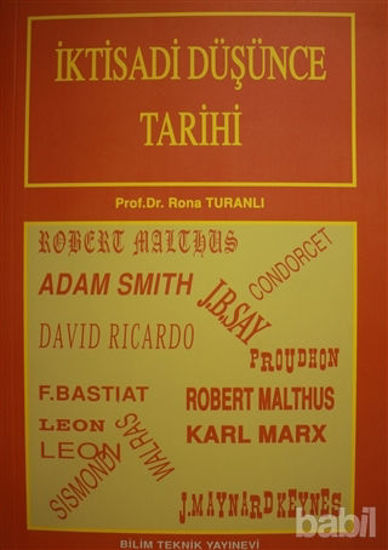 Picture of İktisadi Düşünce Tarihi