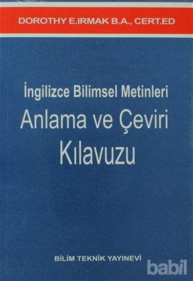 Picture of İngilizce Bilimsel Metinleri Anlama ve Çeviri Kılavuzu