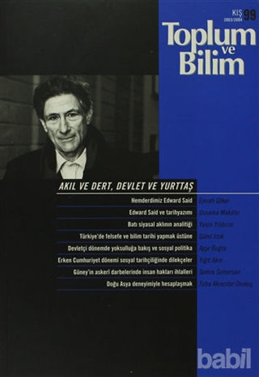 Picture of Toplum ve Bilim Sayı. 99