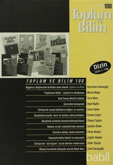 Picture of Toplum ve Bilim Sayı: 100