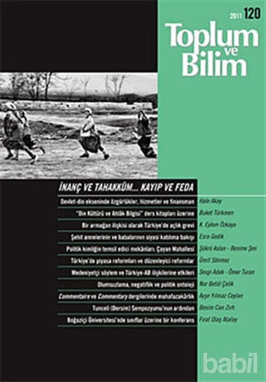 Picture of Toplum ve Bilim Sayı: 120