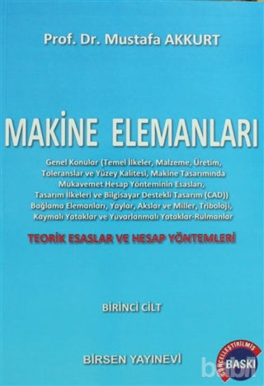 Picture of Makine Elemanları Cilt : 1
