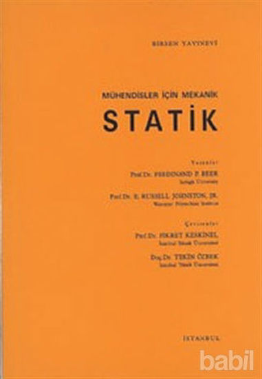 Picture of Mühendisler İçin Mekanik Statik