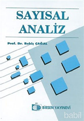 Picture of Sayısal Analiz