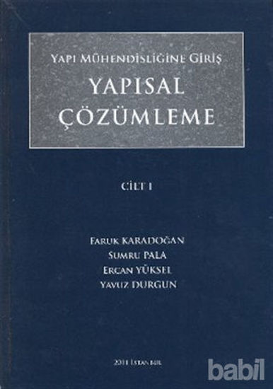 Picture of Yapısal Çözümleme Cilt: 1