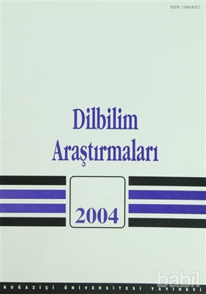 Picture of Dilbilim Araştırmaları 2004