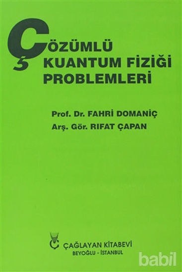 Picture of Çözümlü Kuantum Fiziği Problemleri