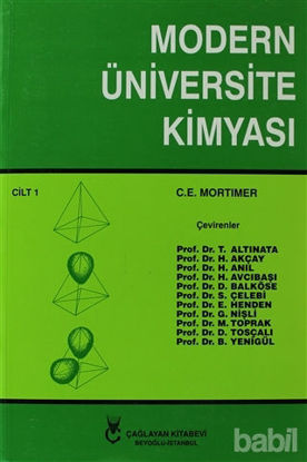 Picture of Modern Üniversite Kimyası Cilt 1