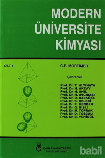 Picture of Modern Üniversite Kimyası Cilt 1