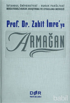 Picture of Prof. Dr. Zahit İmre’ye Armağan