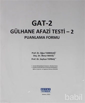 Picture of GAT - 2 Gülhane Afazi Testi 2