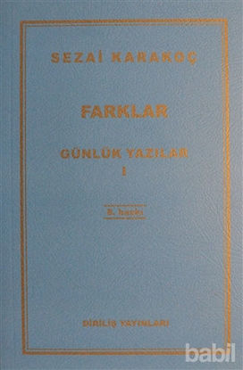 Picture of Günlük Yazılar 1 - Farklar