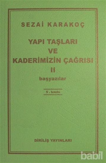 Picture of Yapı Taşları ve Kaderimizin Çağrısı 2