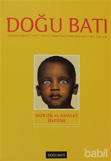 Picture of Doğu Batı Düşünce Dergisi Sayı: 13 Hukuk ve Adalet Üstüne
