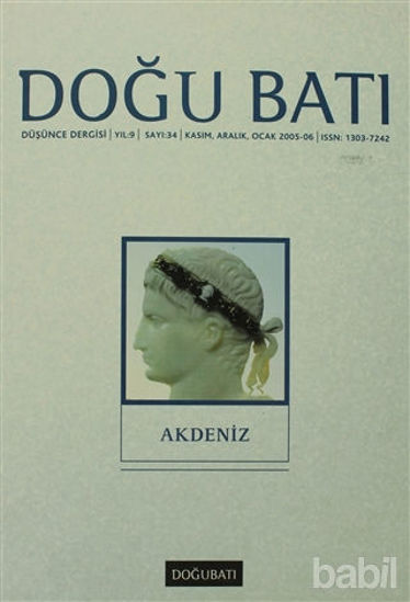 Picture of Doğu Batı Düşünce Dergisi Sayı: 34 Akdeniz
