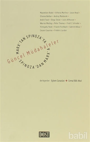 Picture of Marx’tan Spinoza’ya, Spinoza’dan Marx’a: Güncel Müdahaleler
