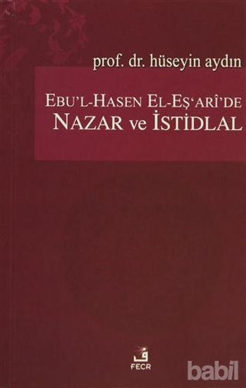 Picture of Ebu’l-Hasen El-Eş’ari’de Nazar ve İstidlal