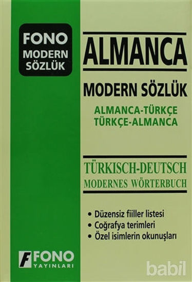 Picture of Almanca Modern Sözlük (Almanca / Türkçe  - Türkçe / Almanca)