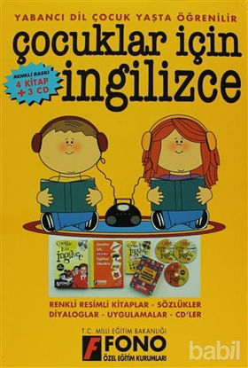 Picture of Çocuklar İçin İngilizce Seti (4 kitap   3 CD)