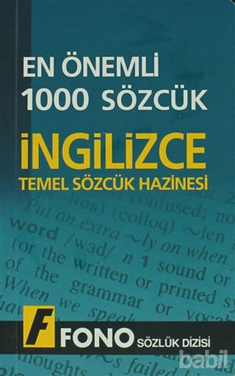 Picture of İngilizcede En Önemli 1000 Sözcük