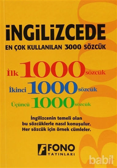 Picture of İngilizcede En Çok Kullanılan 3000 Sözcük