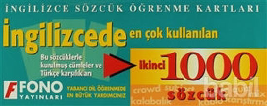 Picture of İngilizcede İkinci 1000 Sözcük Kartları