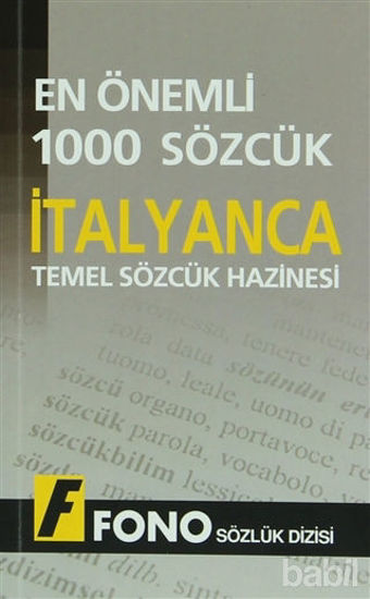 Picture of İtalyancada En Önemli 1000 Sözcük