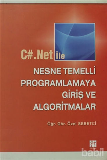 Picture of C#.Net ile Nesne Temelli Programlamaya Giriş ve Algoritmalar