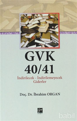 Picture of GVK40/41 İndirilecek-İndirilemeyecek Giderler