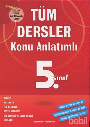 Picture of 5. Sınıf Konu Anlatımlı Tüm Dersler -  Yeni Müfredat