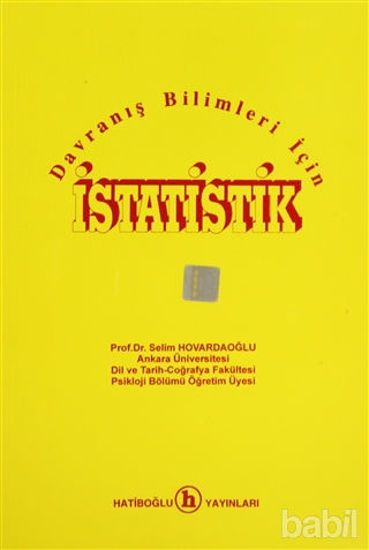 Picture of Davranış Bilimleri İçin İstatistik