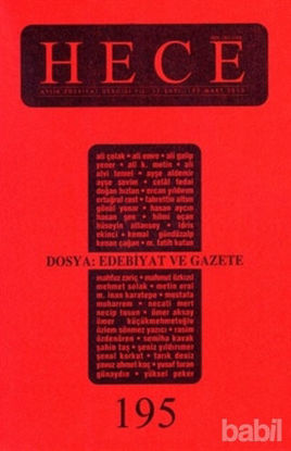 Picture of Hece Aylık Edebiyat Dergisi Sayı: 195